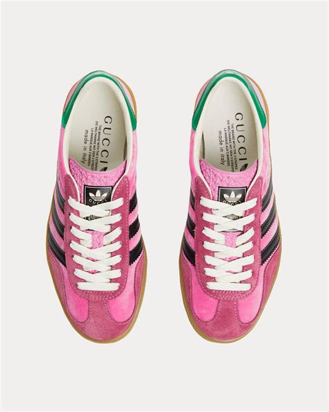 gucci addidas pink|pink gucci adidas shoes.